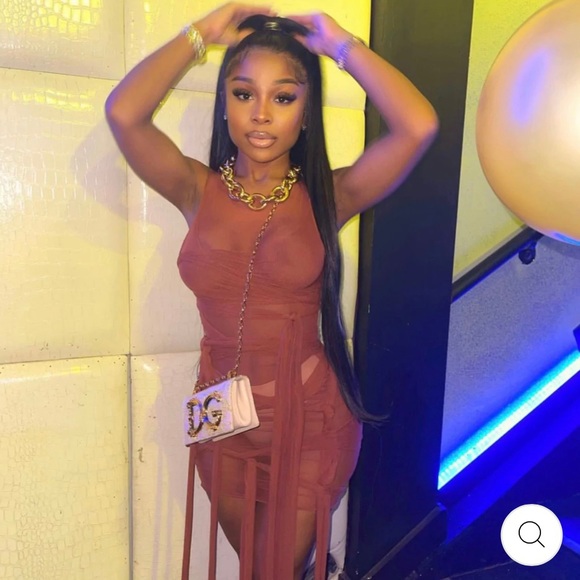 CAM MESH DRESS - Picture 2 of 2